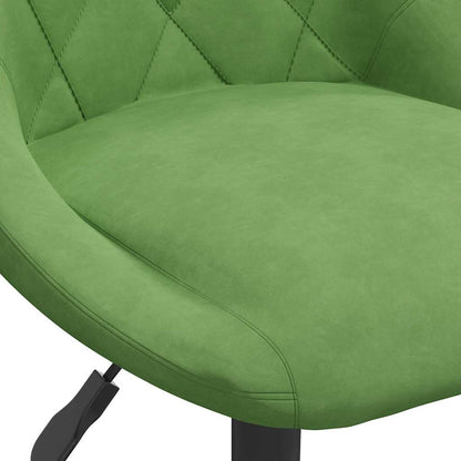 Banco de bar veludo verde-claro