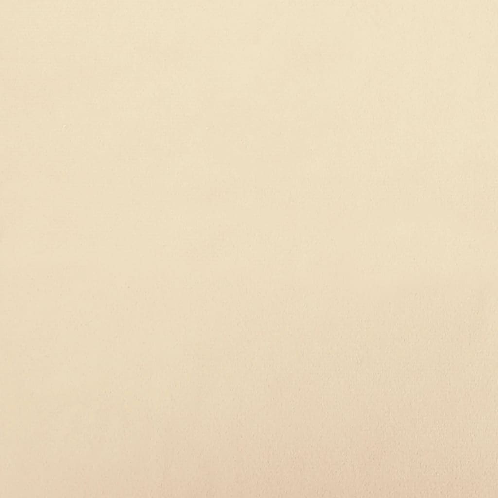 Bancos de bar 2 pcs veludo creme