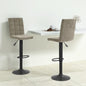 Bancos de bar 2 pcs veludo cinzento-claro