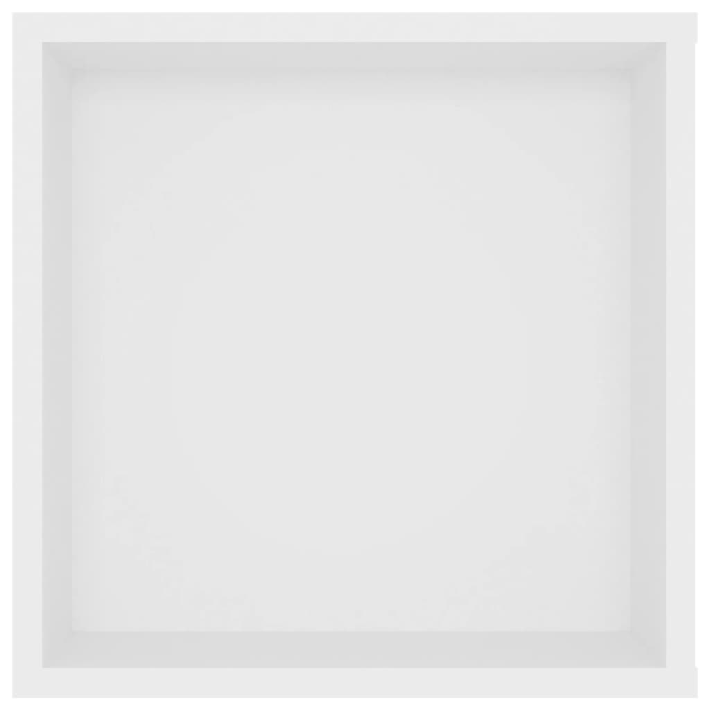 Armário de parede para TV 102x35x35 cm derivados madeira branco