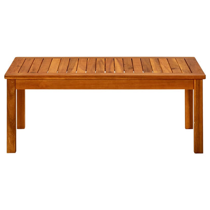 Mesa de centro p/ jardim 90x50x36 cm madeira de acácia maciça