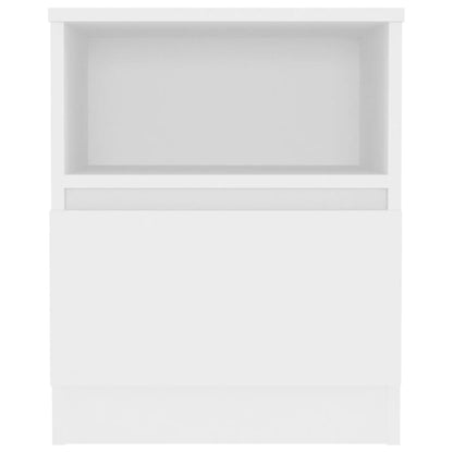 Mesa de cabeceira 40x40x50 cm derivados de madeira branco