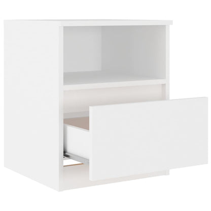 Mesa de cabeceira 40x40x50 cm derivados de madeira branco