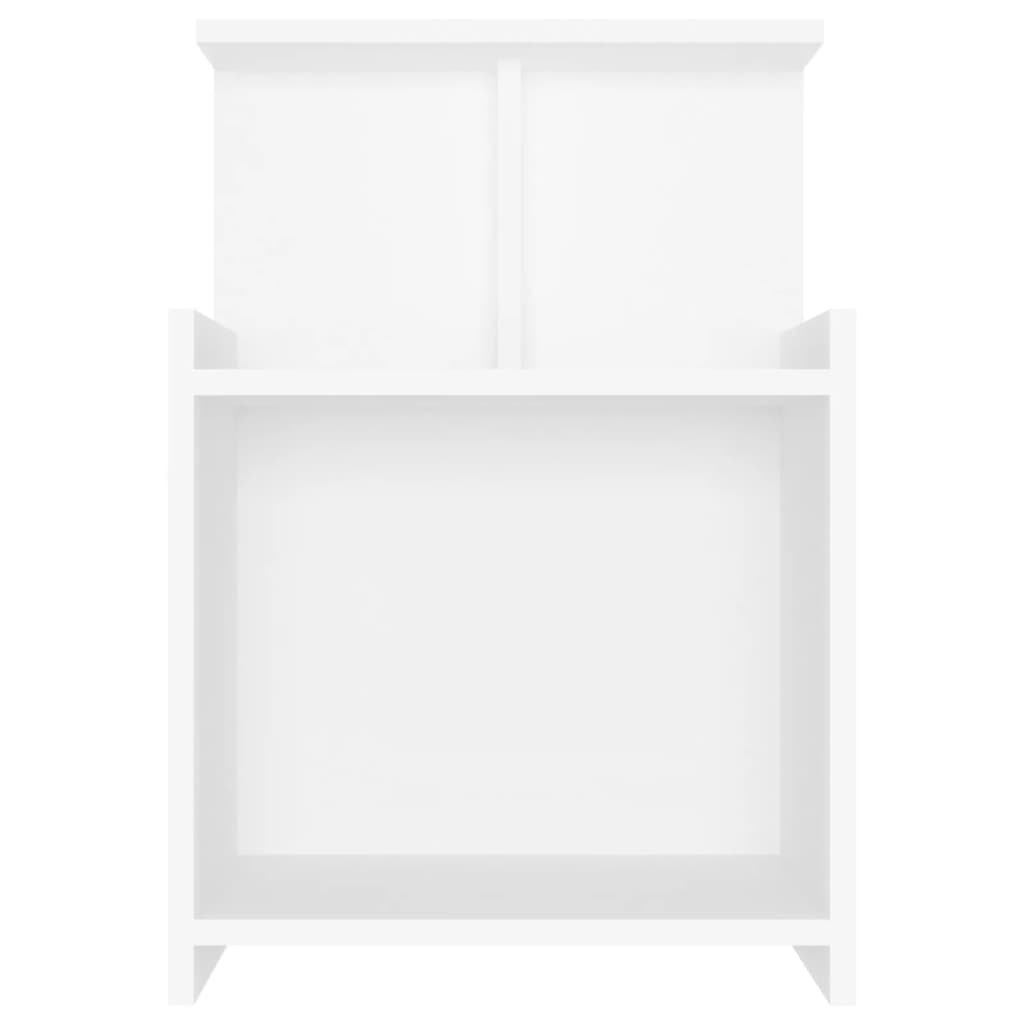 Mesa de cabeceira 40x35x60 cm derivados de madeira branco