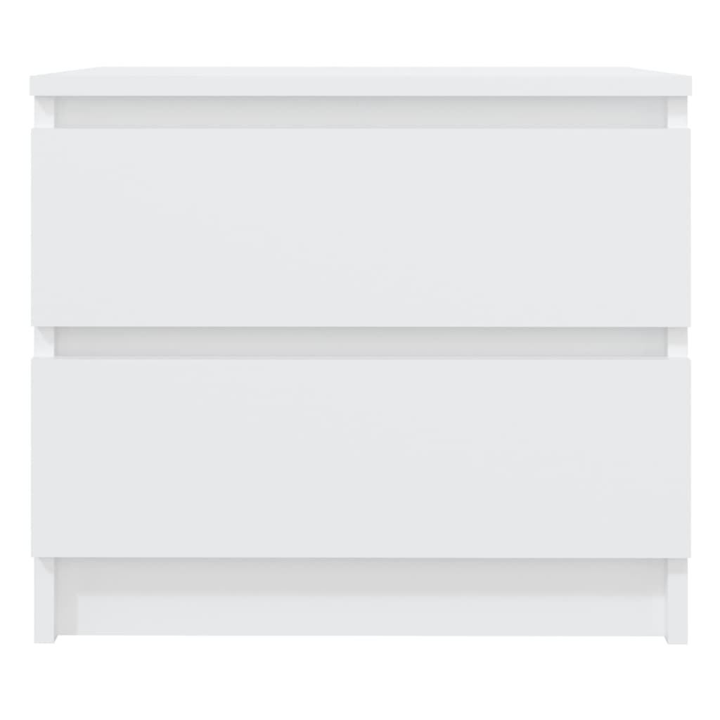Mesa de cabeceira 50x39x43,5 cm derivados de madeira branco