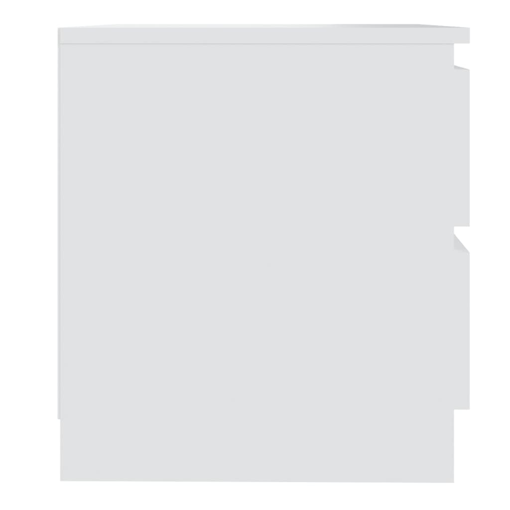 Mesa de cabeceira 50x39x43,5 cm derivados de madeira branco