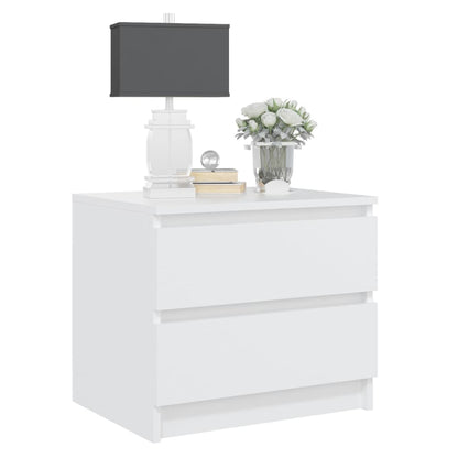 Mesa de cabeceira 50x39x43,5 cm derivados de madeira branco