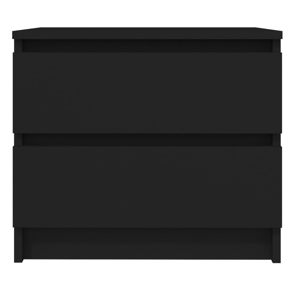 Mesa de cabeceira 50x39x43,5 cm derivados de madeira preto