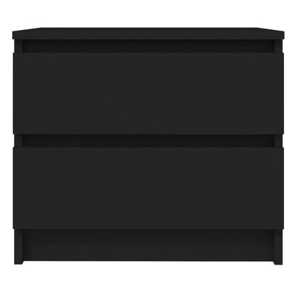 Mesa de cabeceira 50x39x43,5 cm derivados de madeira preto