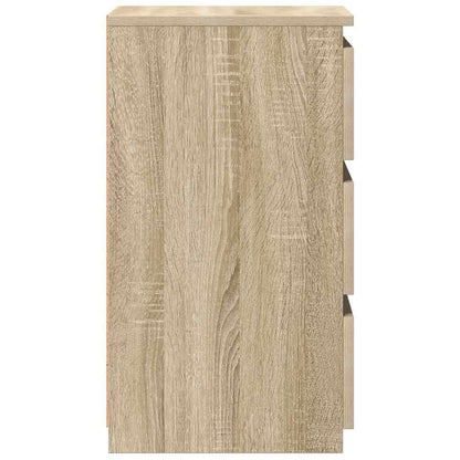 Mesas cabeceira 2pcs derivados de madeira carvalho sonoma