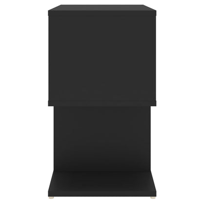 Mesa de cabeceira 50x30x51,5 cm derivados de madeira preto