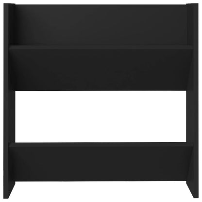 Sapateiras de parede 4 pcs derivados de madeira preto