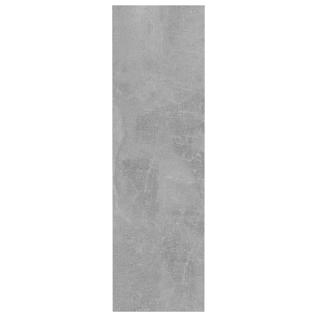Sapateira de parede 60x18x60 cm contraplacado cinzento cimento