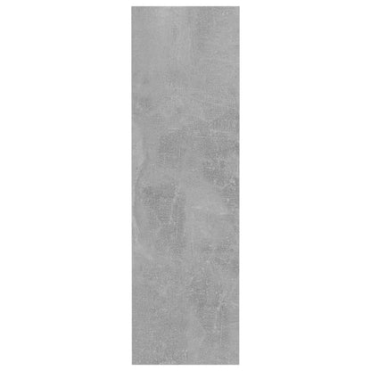 Sapateira de parede 60x18x60 cm contraplacado cinzento cimento