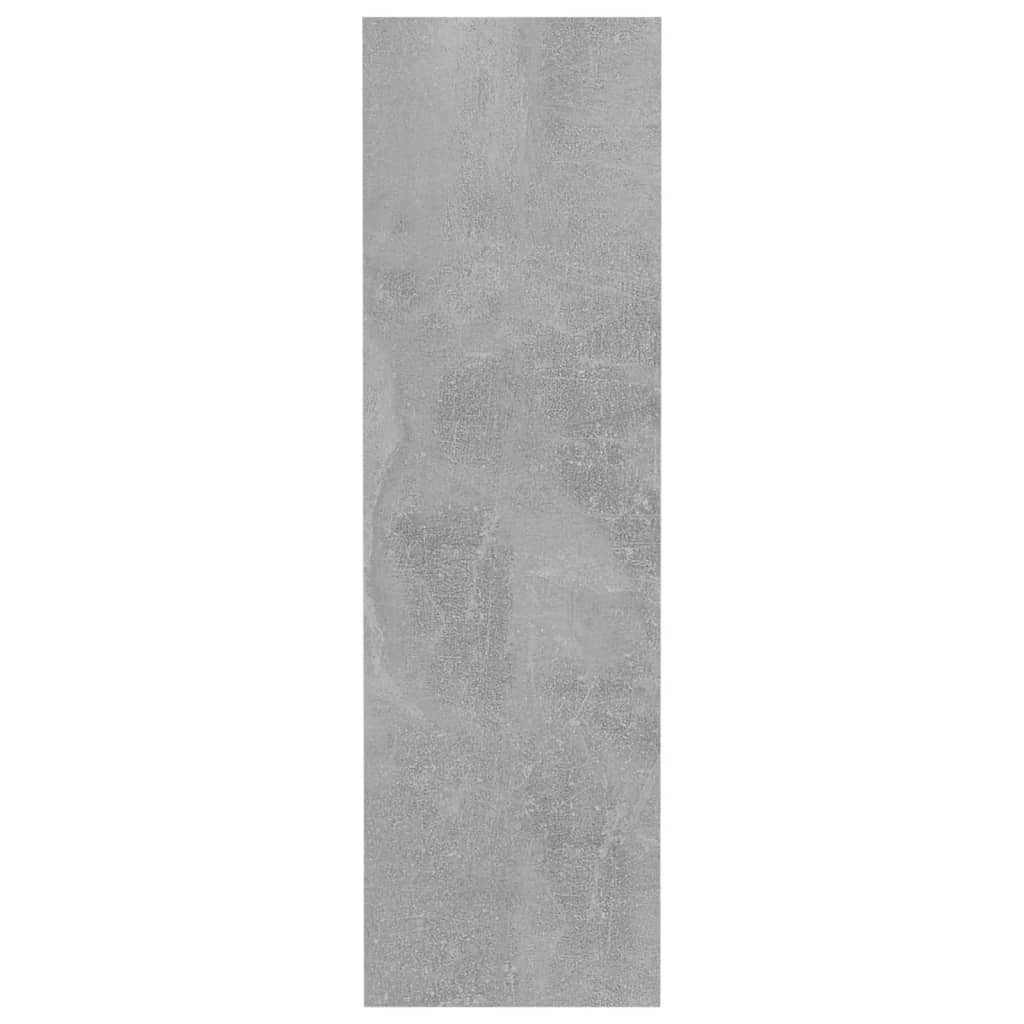Sapateiras de parede 2 pcs 60x18x60 cm contrapl. cinza cimento