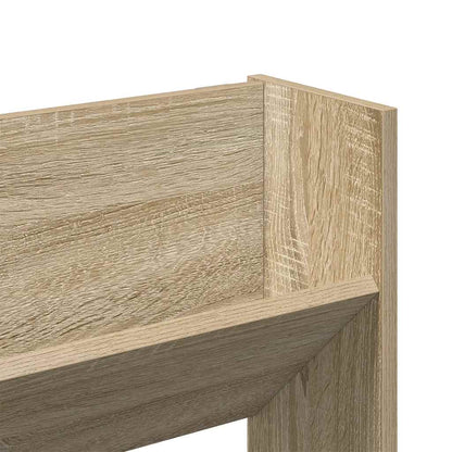 Sapateiras de parede 2 pcs 80x18x60cm contrapl. carvalho sonoma