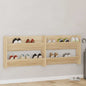 Sapateiras de parede 2 pcs 80x18x60cm contrapl. carvalho sonoma