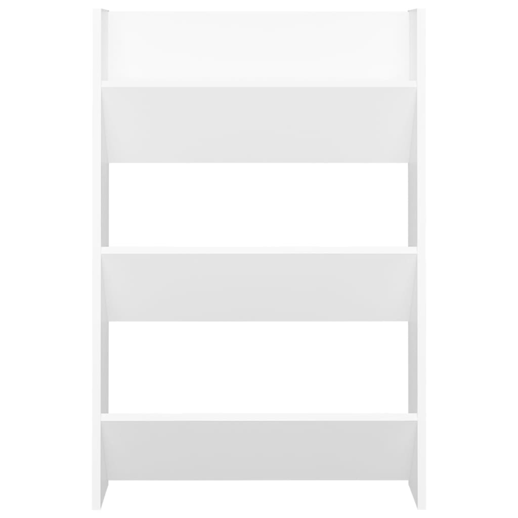 Sapateiras de parede 2 pcs 60x18x90 cm contraplacado branco