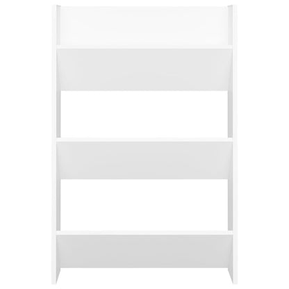 Sapateiras de parede 2 pcs 60x18x90 cm contraplacado branco