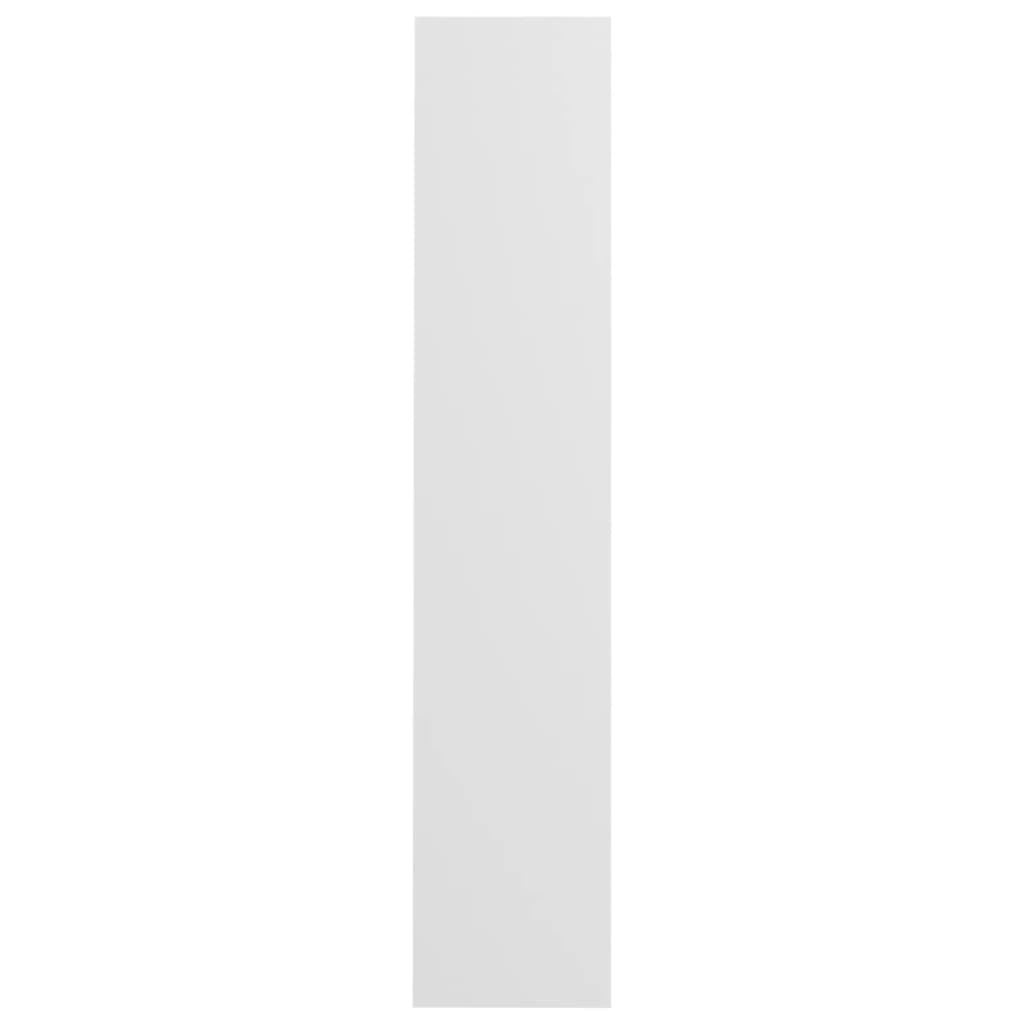 Sapateiras de parede 2 pcs 60x18x90 cm contraplacado branco