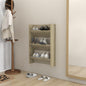Sapateira de parede 60x18x90 cm contraplacado carvalho sonoma
