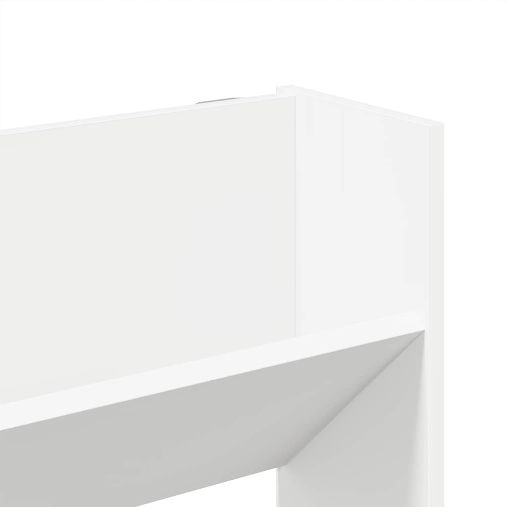 Sapateira de parede 80x18x90 cm derivados de madeira branco