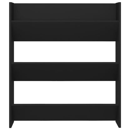 Sapateira de parede 80x18x90 cm derivados de madeira preto