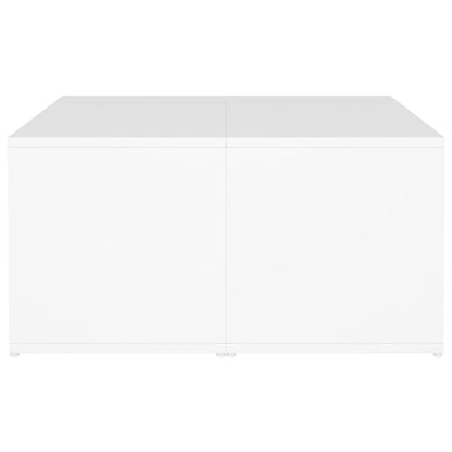 Mesas de centro 4 pcs 33x33x33 cm derivados de madeira branco