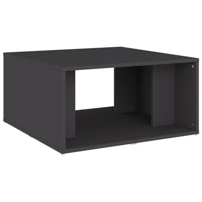 Mesas de centro 4 pcs 33x33x33 cm derivados de madeira cinza