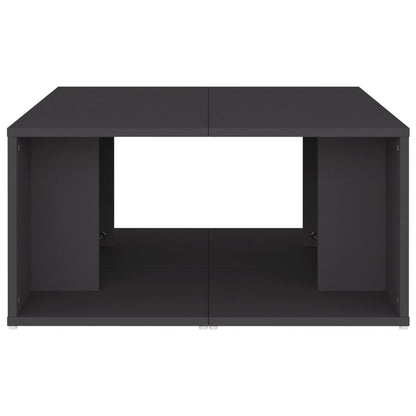 Mesas de centro 4 pcs 33x33x33 cm derivados de madeira cinza