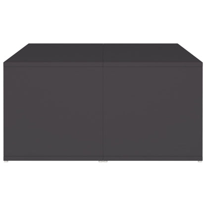 Mesas de centro 4 pcs 33x33x33 cm derivados de madeira cinza