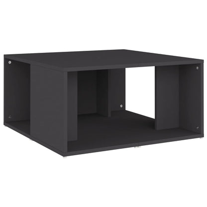 Mesas de centro 4 pcs 33x33x33 cm derivados de madeira cinza