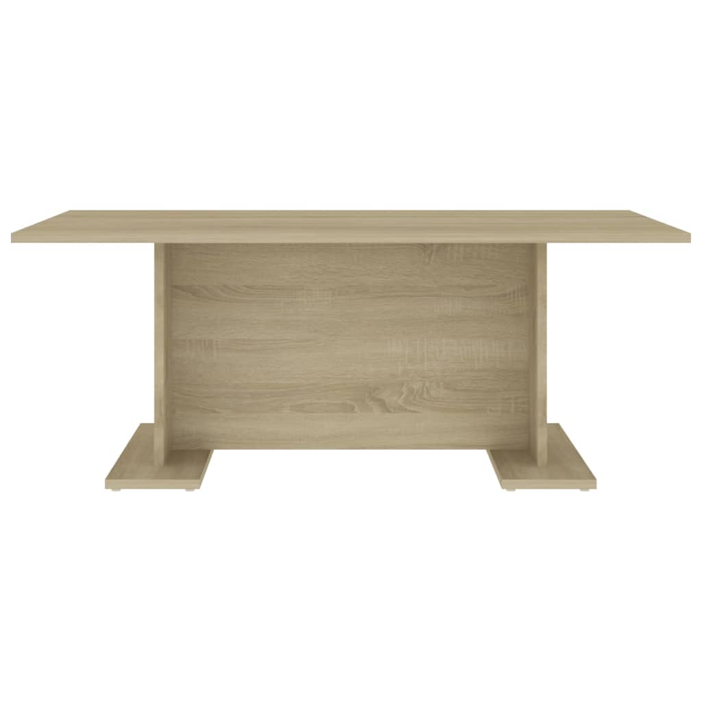 Mesa de centro 103,5x60x40 cm contraplacado carvalho sonoma