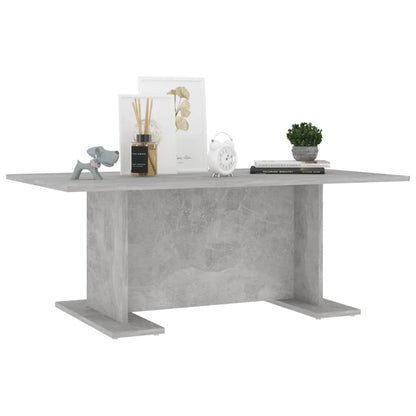 Mesa de centro 103,5x60x40 cm contraplacado cinzento cimento