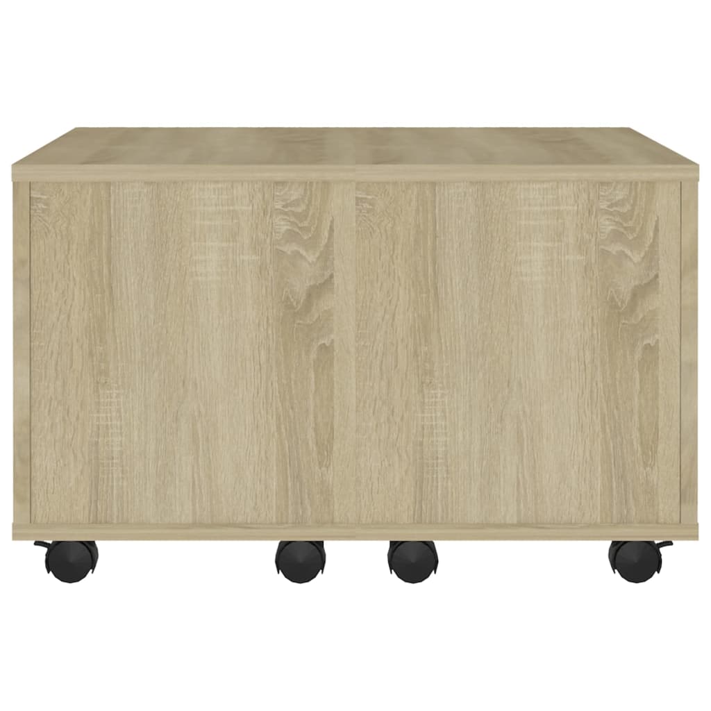 Mesa de centro 60x60x38 cm derivados de madeira carvalho sonoma