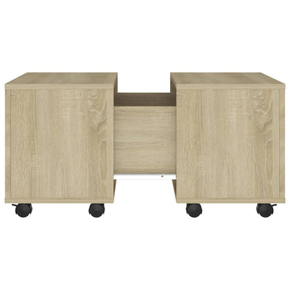 Mesa de centro 60x60x38 cm derivados de madeira carvalho sonoma