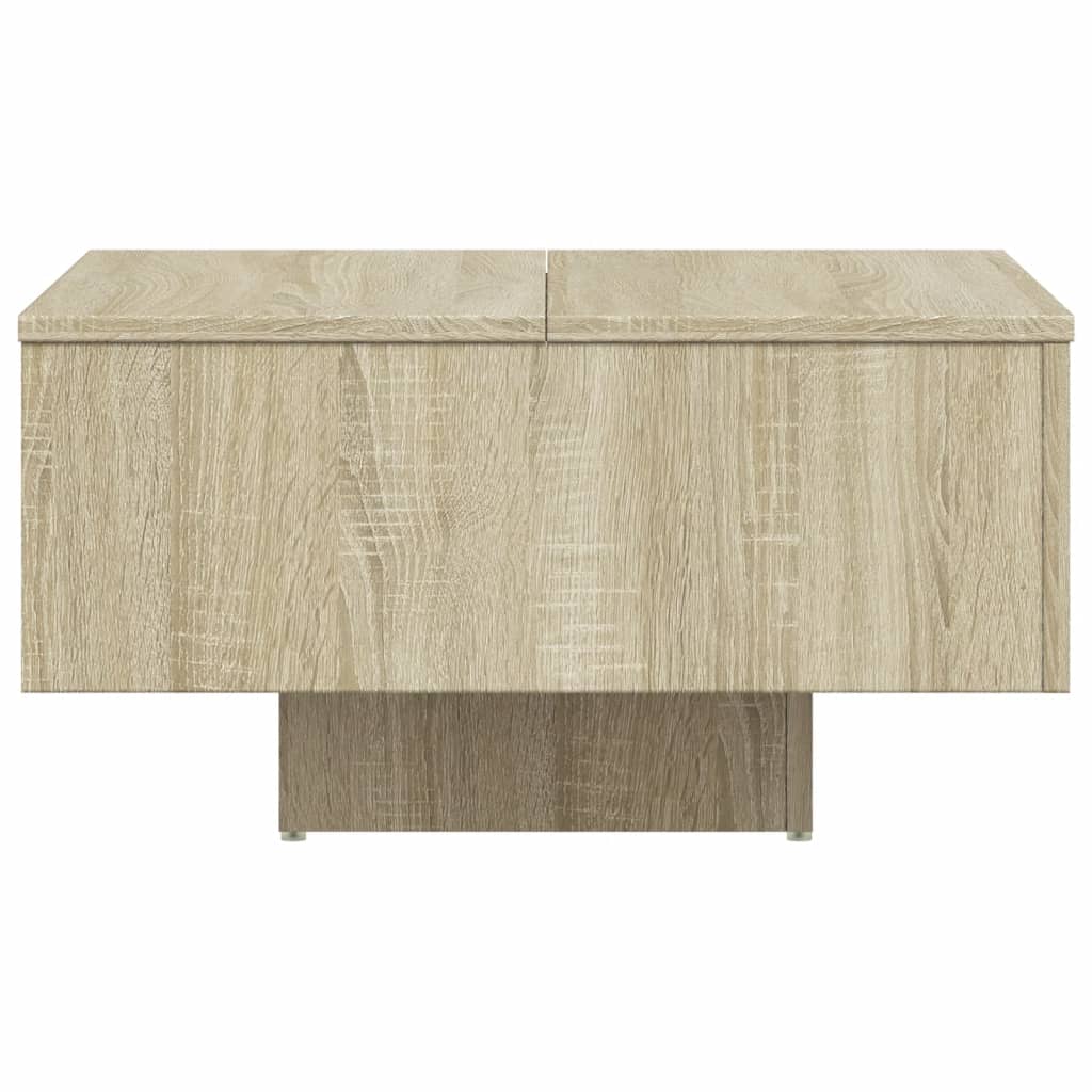 Mesa de centro 60x60x31,5 cm derivados madeira carvalho sonoma