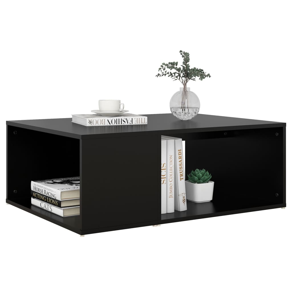 Mesa de centro 90x67x33 cm derivados de madeira preto