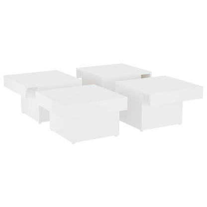 Mesa de centro 90x90x28 cm derivados de madeira branco