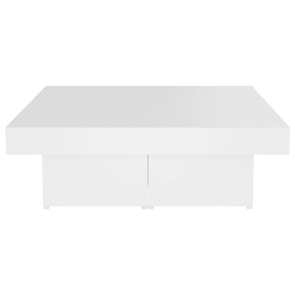 Mesa de centro 90x90x28 cm derivados de madeira branco
