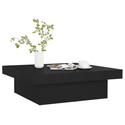 Mesa de centro 90x90x28 cm derivados de madeira preto