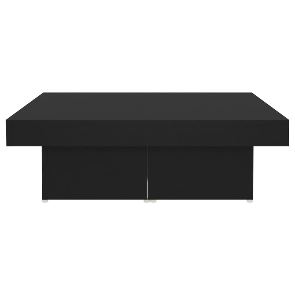Mesa de centro 90x90x28 cm derivados de madeira preto