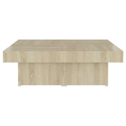 Mesa de centro 90x90x28 cm contraplacado carvalho sonoma