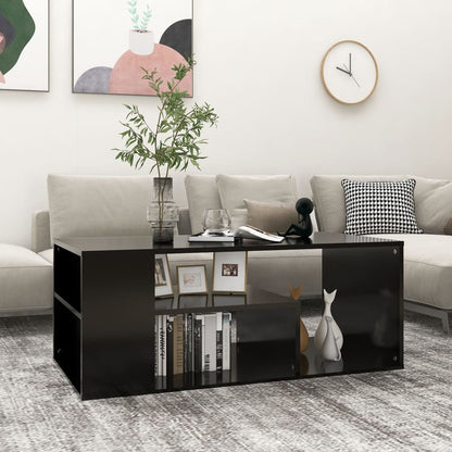 Mesa de centro 100x50x40 cm derivados de madeira preto
