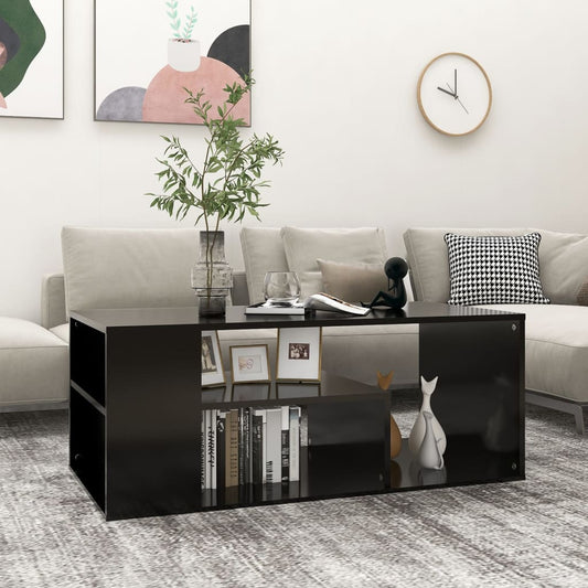 Mesa de centro 100x50x40 cm derivados de madeira preto