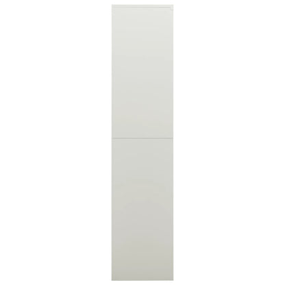 Cacifo 90x40x180 cm aço cinzento-claro