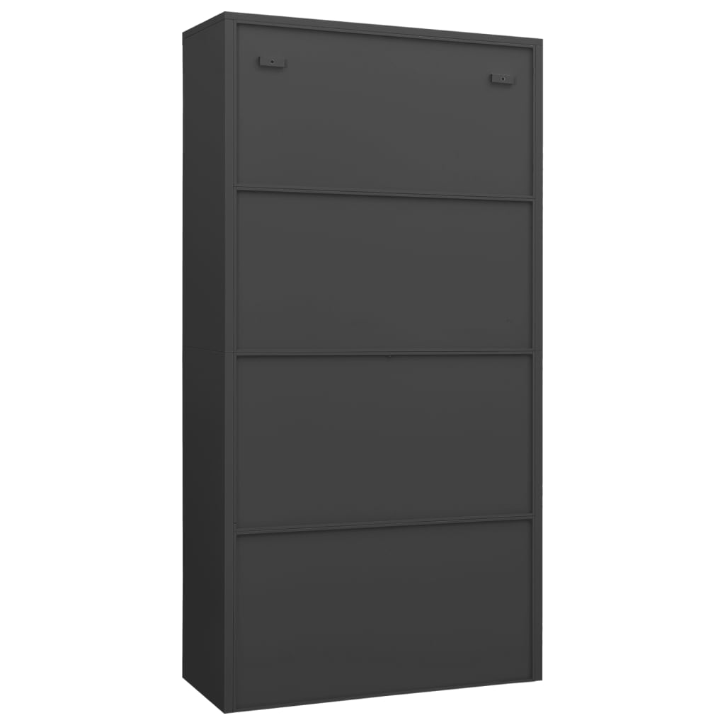 Cacifo 90x40x180 cm aço antracite