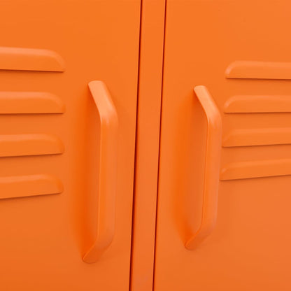 Móvel de TV aço laranja