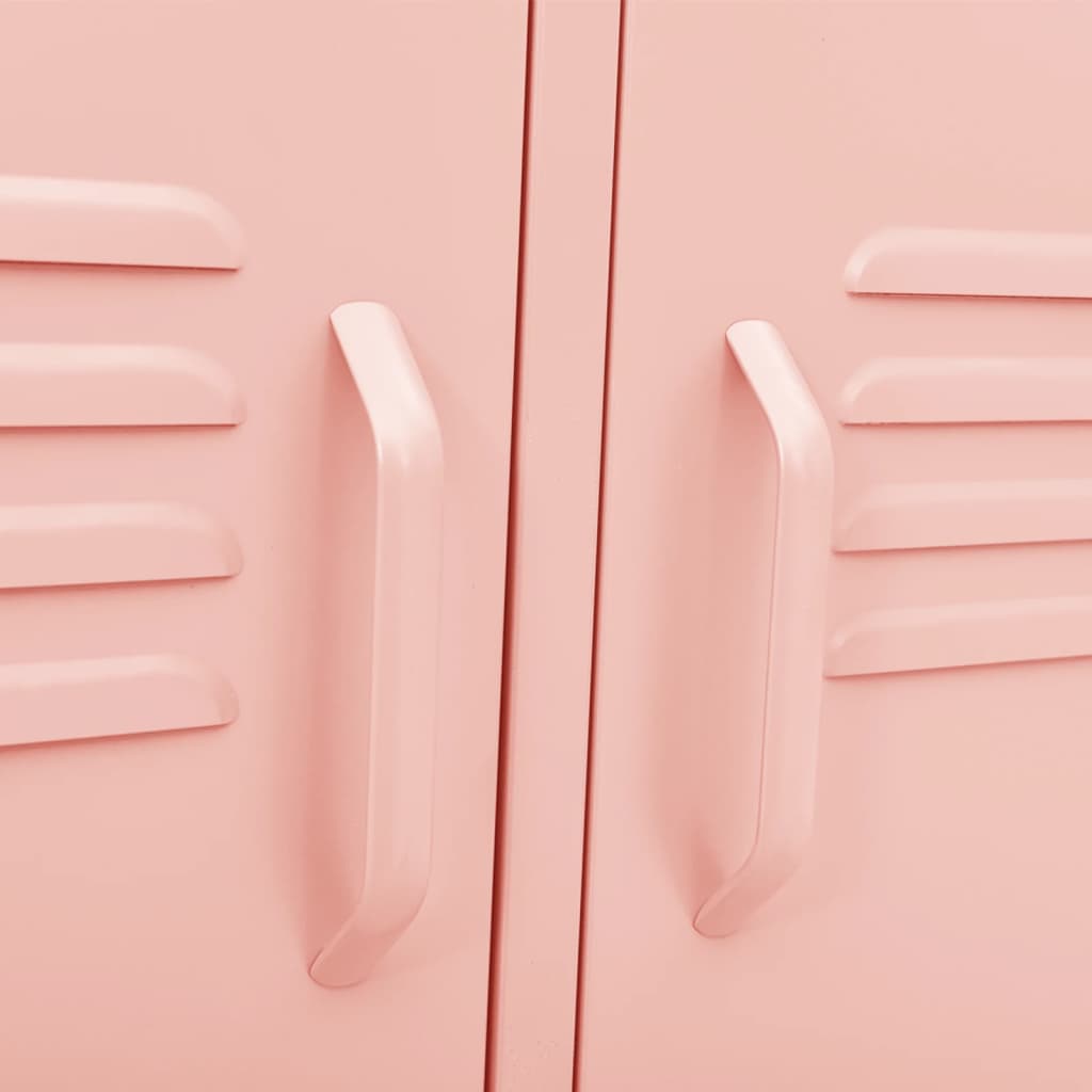 Móvel de TV aço rosa