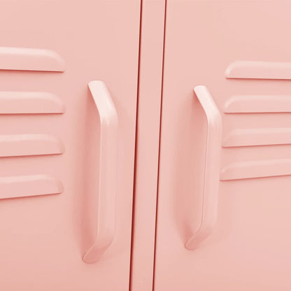 Móvel de TV aço rosa